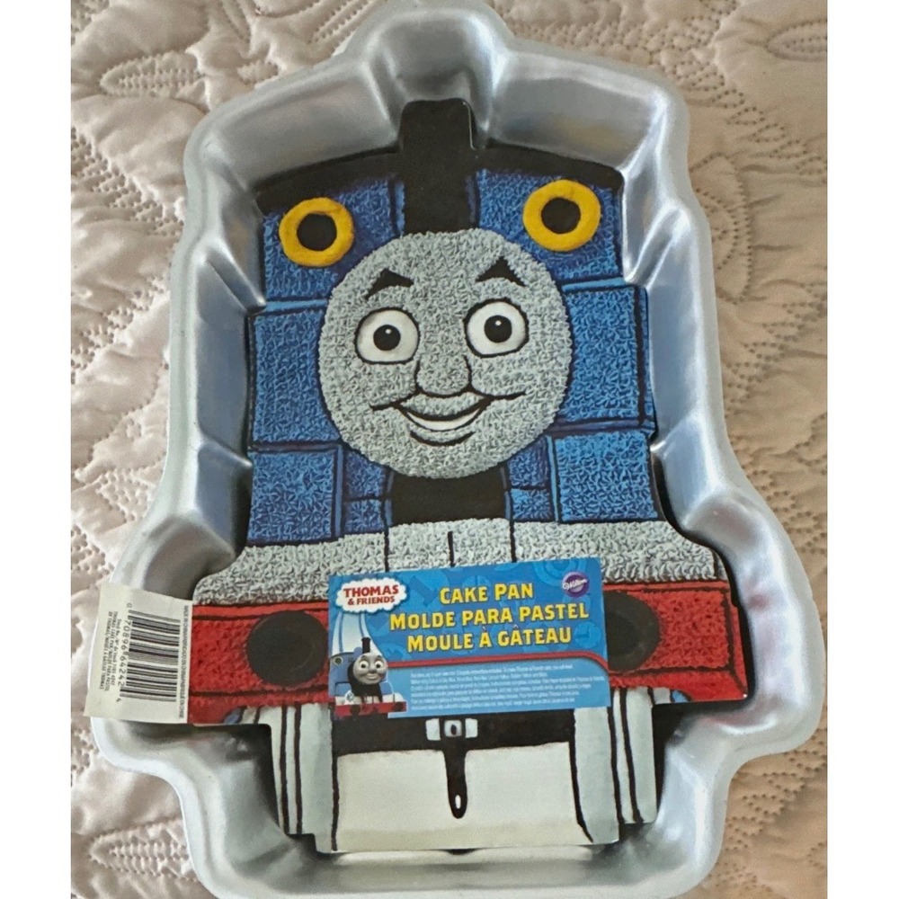 Wilton Thomas the Tank Engine Train Shaped Cake Pan Aluminum 2105-4242 Silver